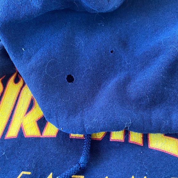 Navy Blue Thrasher Hoodie - Picture 3 of 4